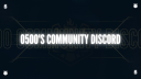 Discovery splash banner for O500's Community Discord Discord server