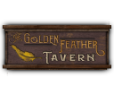 Discovery splash banner for The Golden Feather Tavern Discord server