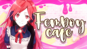 Discovery splash banner for Femboy Café Discord server