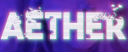 Discovery splash banner for AETHER • egirl • chat • social • giveaways • emotes Discord server