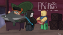 Discovery splash banner for Fisch Info Discord server