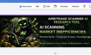 Discovery splash banner for Arbitrage Scanner AI Discord server
