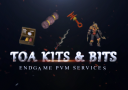 Discovery splash banner for ToA Kits & Bits OSRS Services Discord server