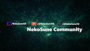 Discovery splash banner for NekoSune Community Discord server