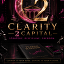 Discovery splash banner for Clarity 2 Capital Trading Discord server