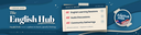 Discovery splash banner for The English Hub Discord server