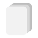 Blank White Cards icon