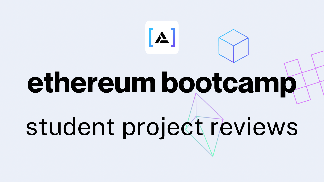 Ethereum Bootcamp Project Reviews Live