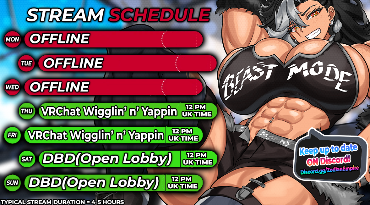 Updated schedule. @Announcement-Ping ![0wkqq6n.png](https://