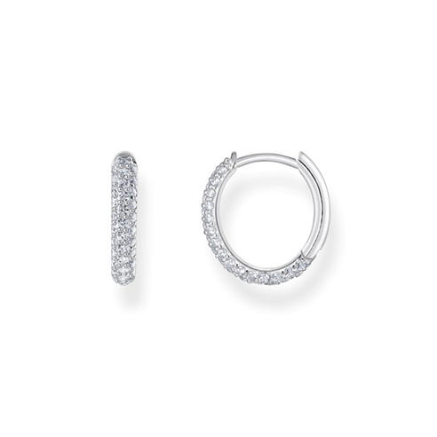 THOMAS SABO: Women's Pave Hoop Earrings
