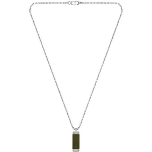 Boss: Men's Stainless Steel Box Chain Jewellery