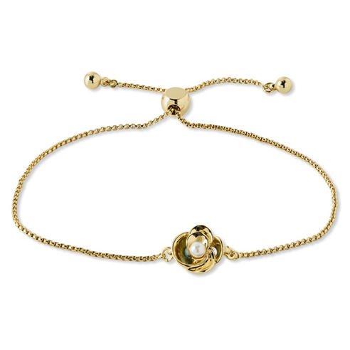 TED BAKER: Women's Pearl Flower Chain Bracelets