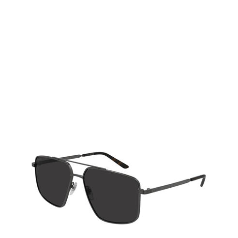 GUCCI: Alloy Aviator Sunglasses
