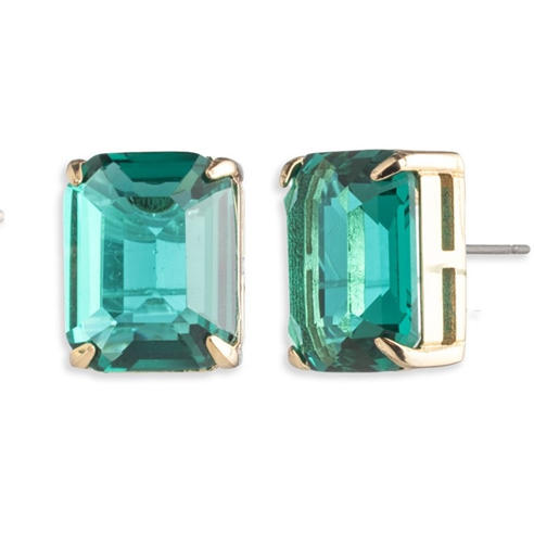 Lauren Ralph Lauren: Lauren Ralph Lauren Green Stud Earrings
