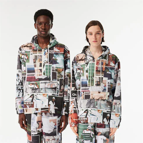 Lacoste: Unisex Adults Water Resistant Adjustable Rain Anorak