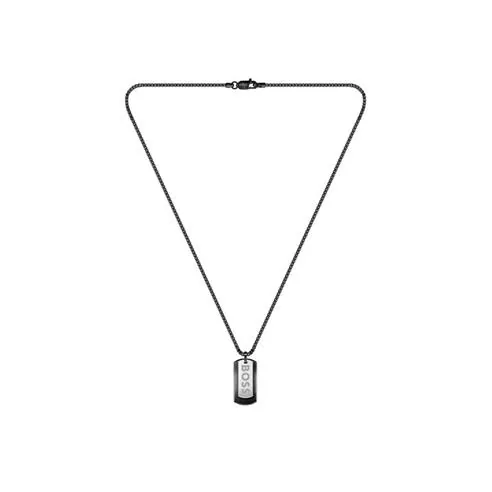 Boss: Men's Devon Stainless Steel Pendant Necklace