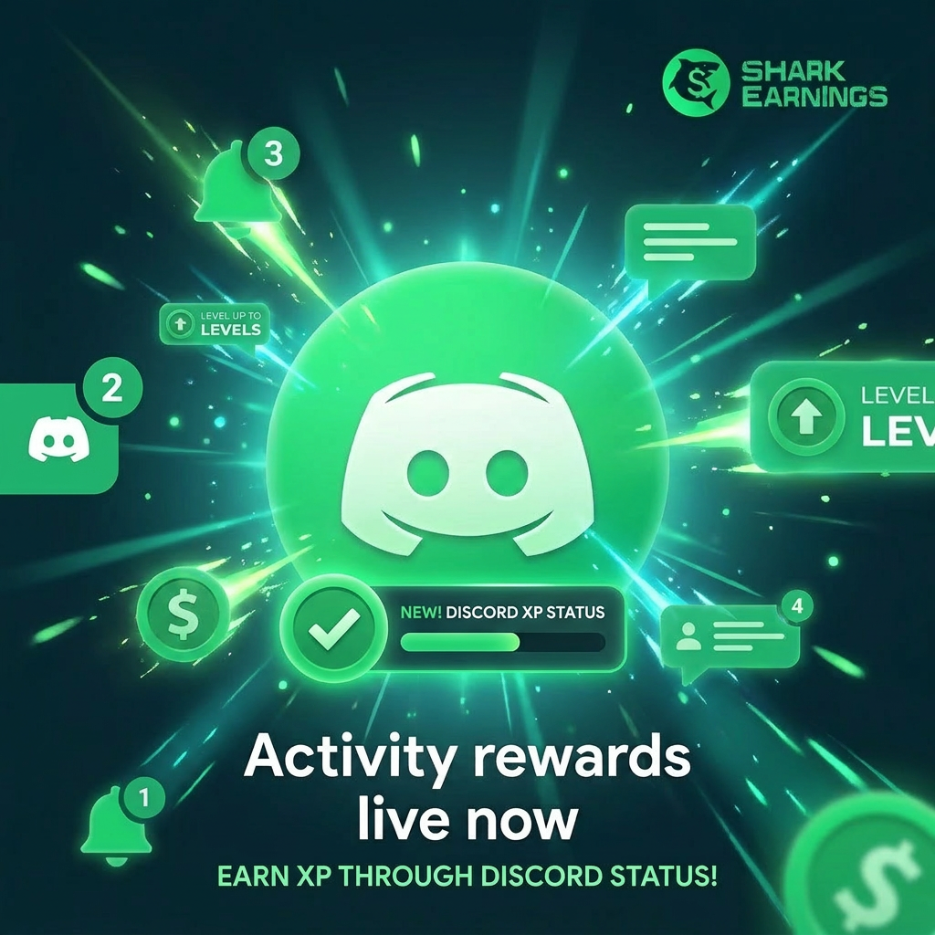 Shark Earnings Discord Race XP Update