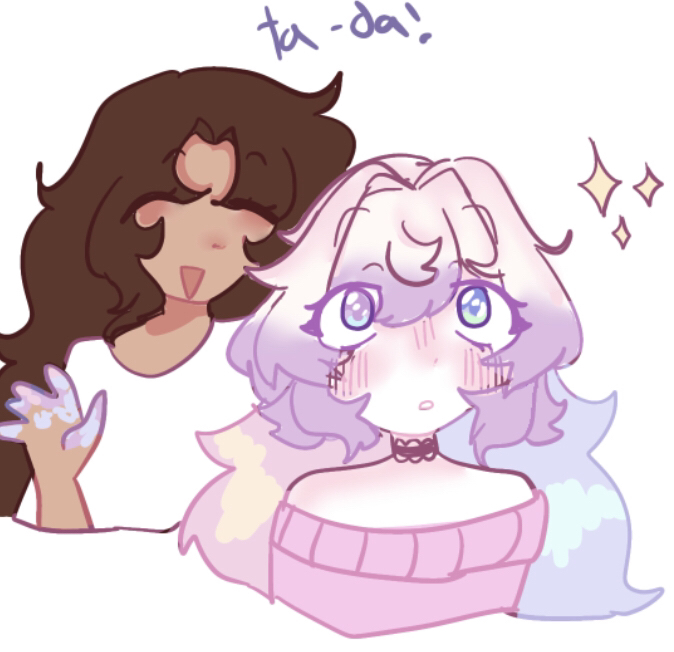 Miss Vargas and Yuri!