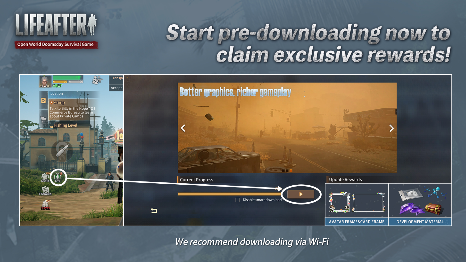 LifeAfter Rebirth Day Pre-download Live