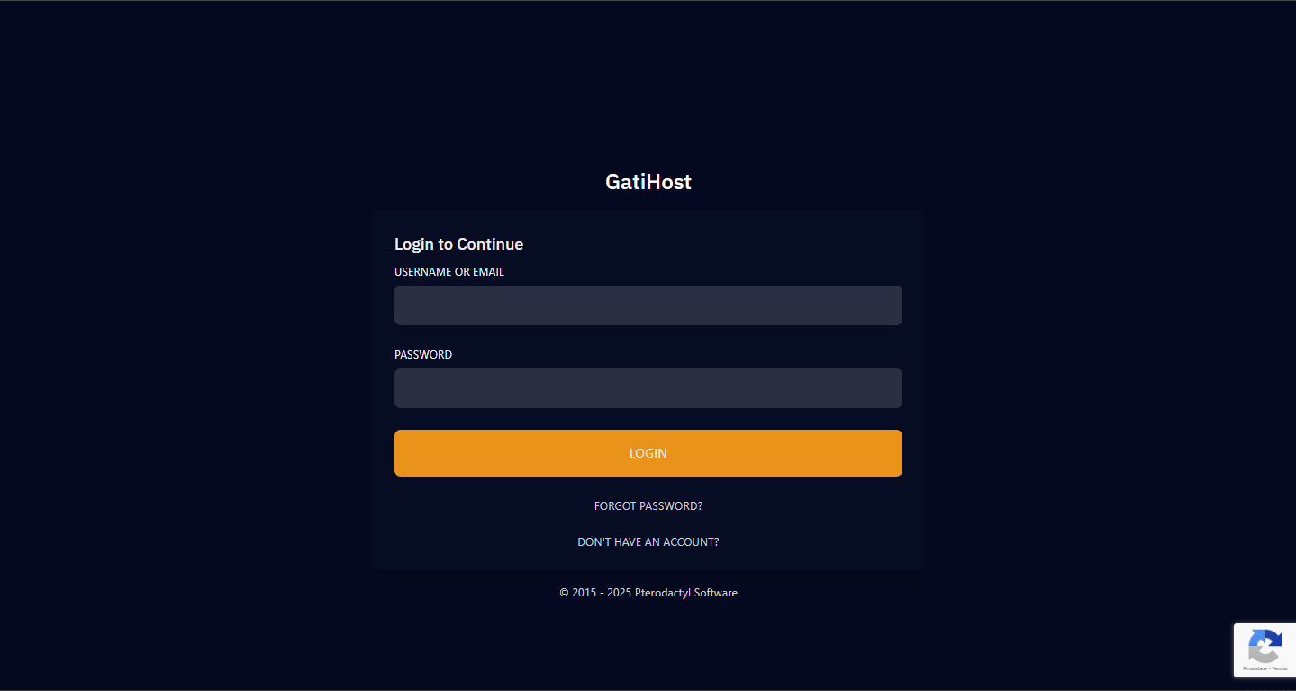 Imagem de tutorial para realizar o login no painel