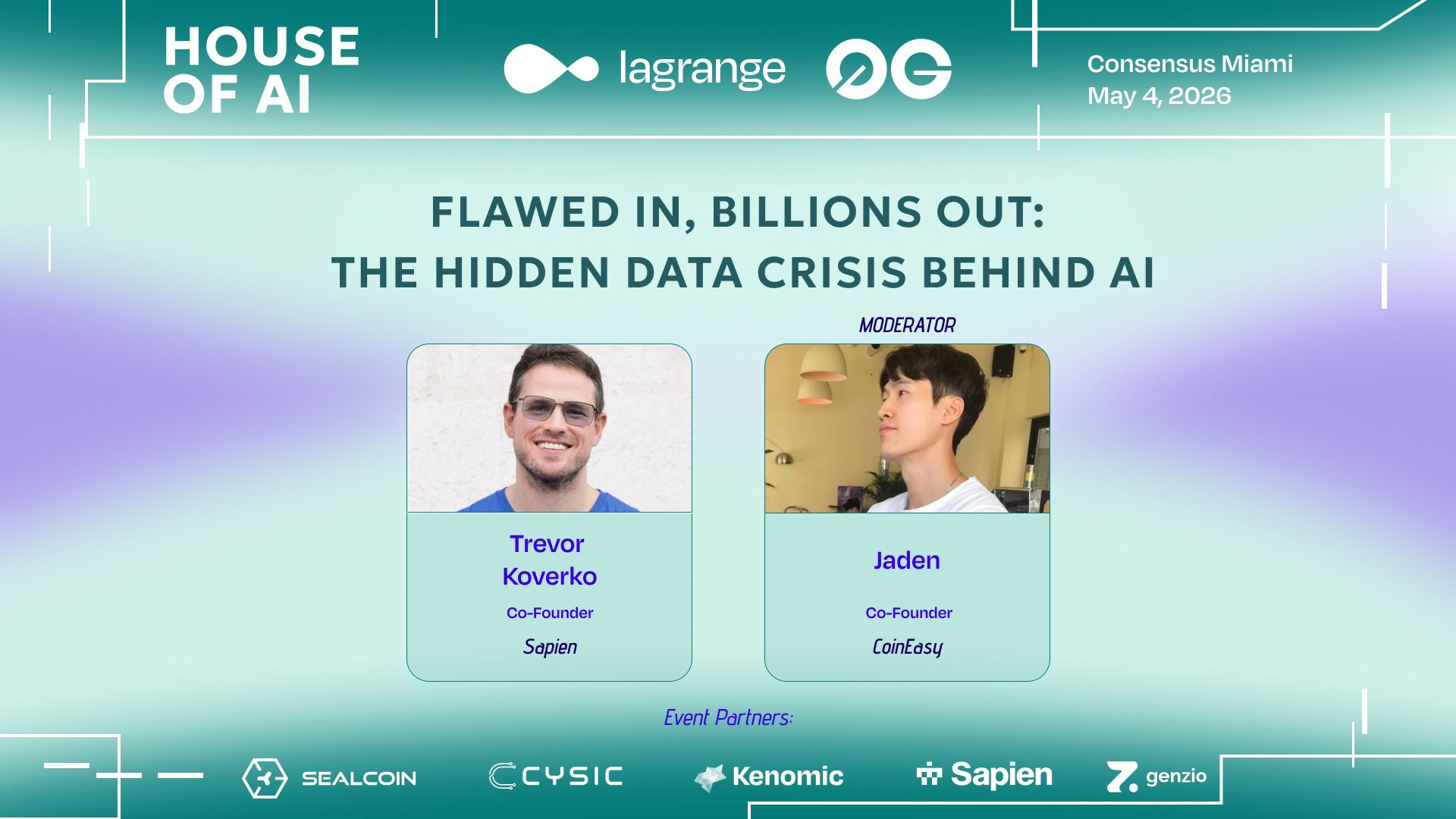 Sapien at Consensus Miami House of AI - Image 1