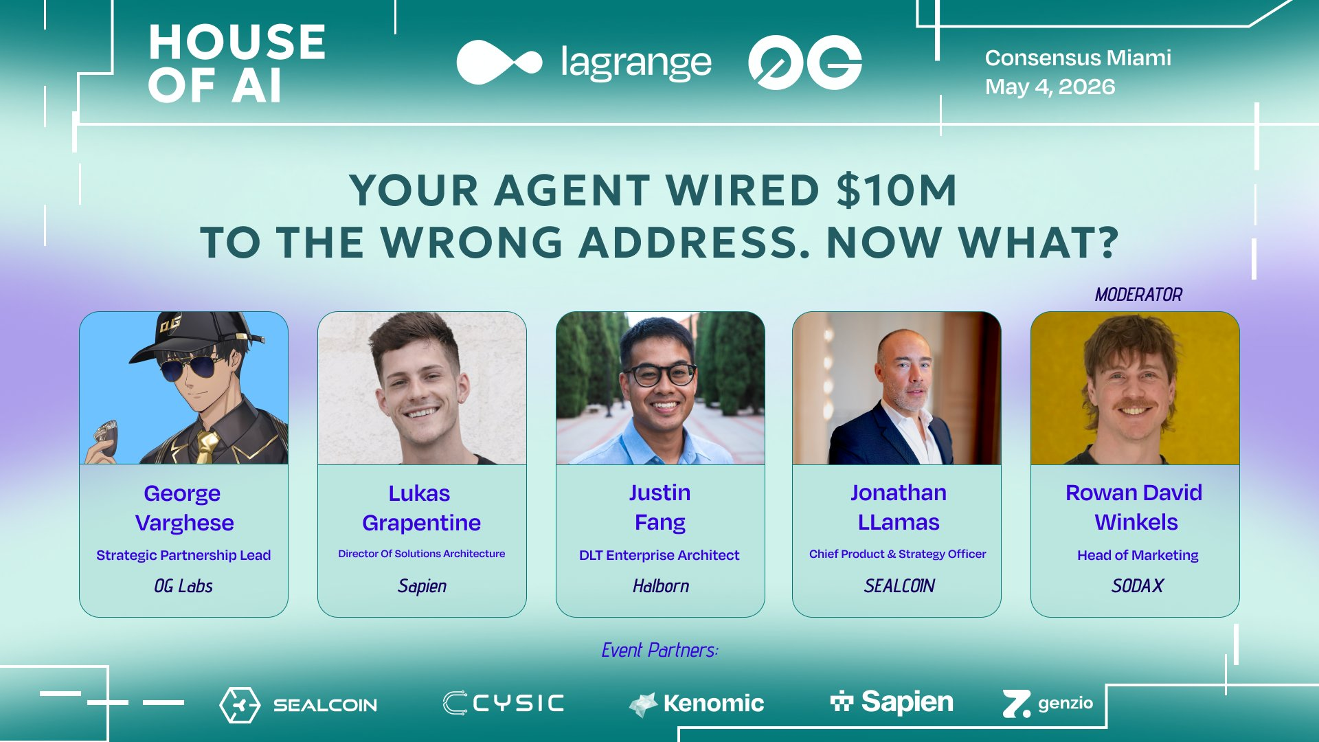 Sapien at Consensus Miami House of AI - Image 2