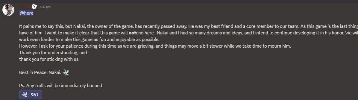 Community Tribute for Fallen Team Lead - Image 1