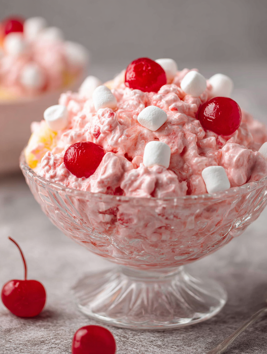 Cherry Salad Side View