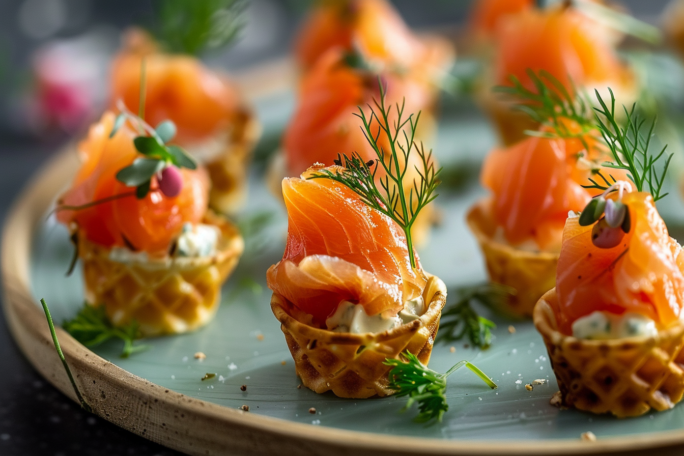 mini cones smoked salmon: 3 Best Recipes to Try 4 leo 29472 mini cones smoked salmon professional food photograph 00cf4842 cc4e 4af0 823f 0797b073b41c