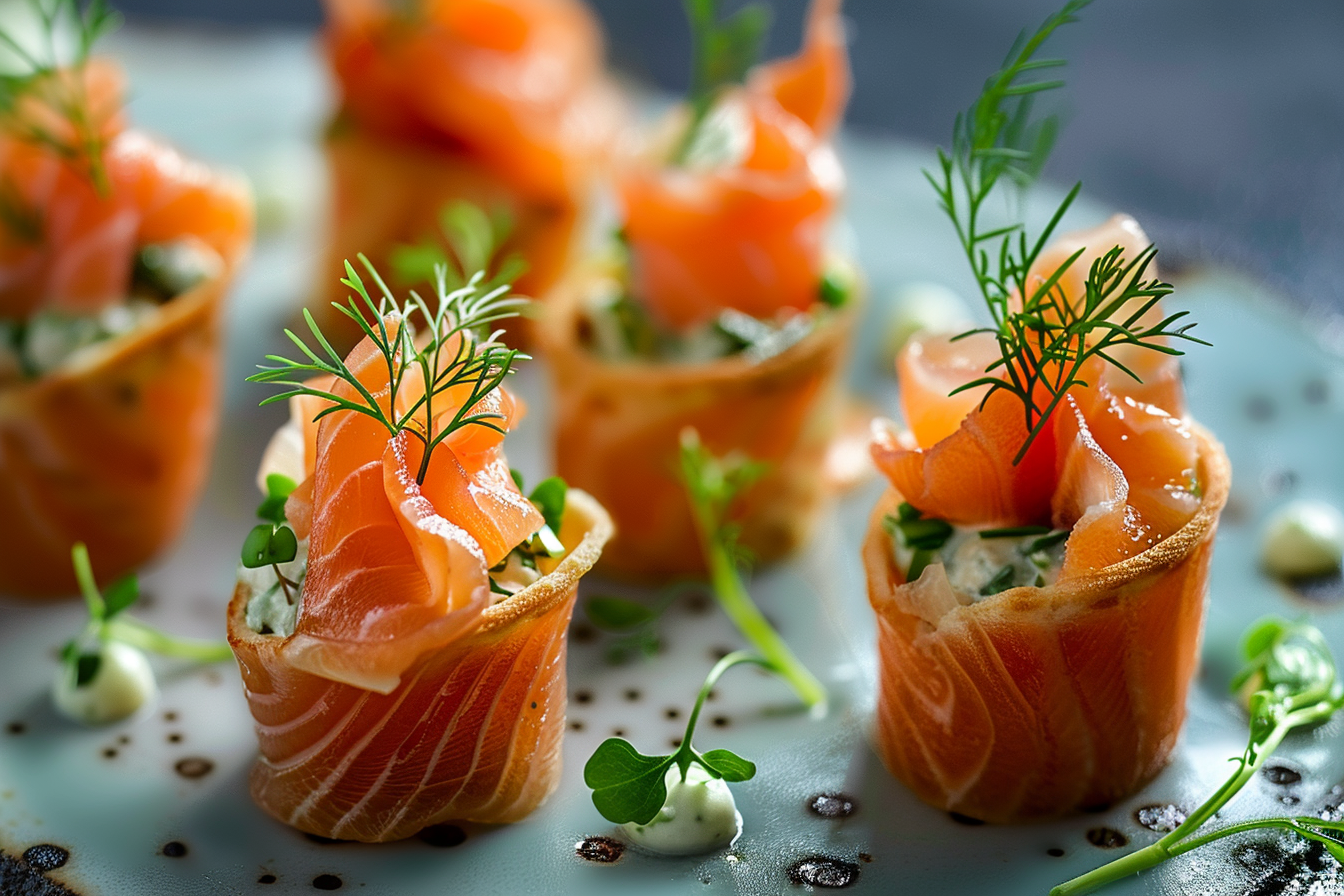 mini cones smoked salmon: 3 Best Recipes to Try 3 leo 29472 mini cones smoked salmon professional food photograph d29ec2e7 0537 4b40 b32c 2b0a6fd11113