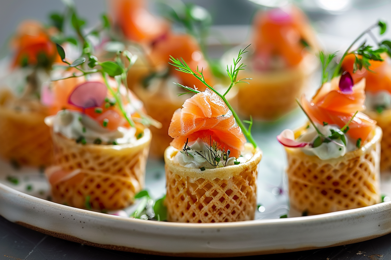 mini cones smoked salmon: 3 Best Recipes to Try