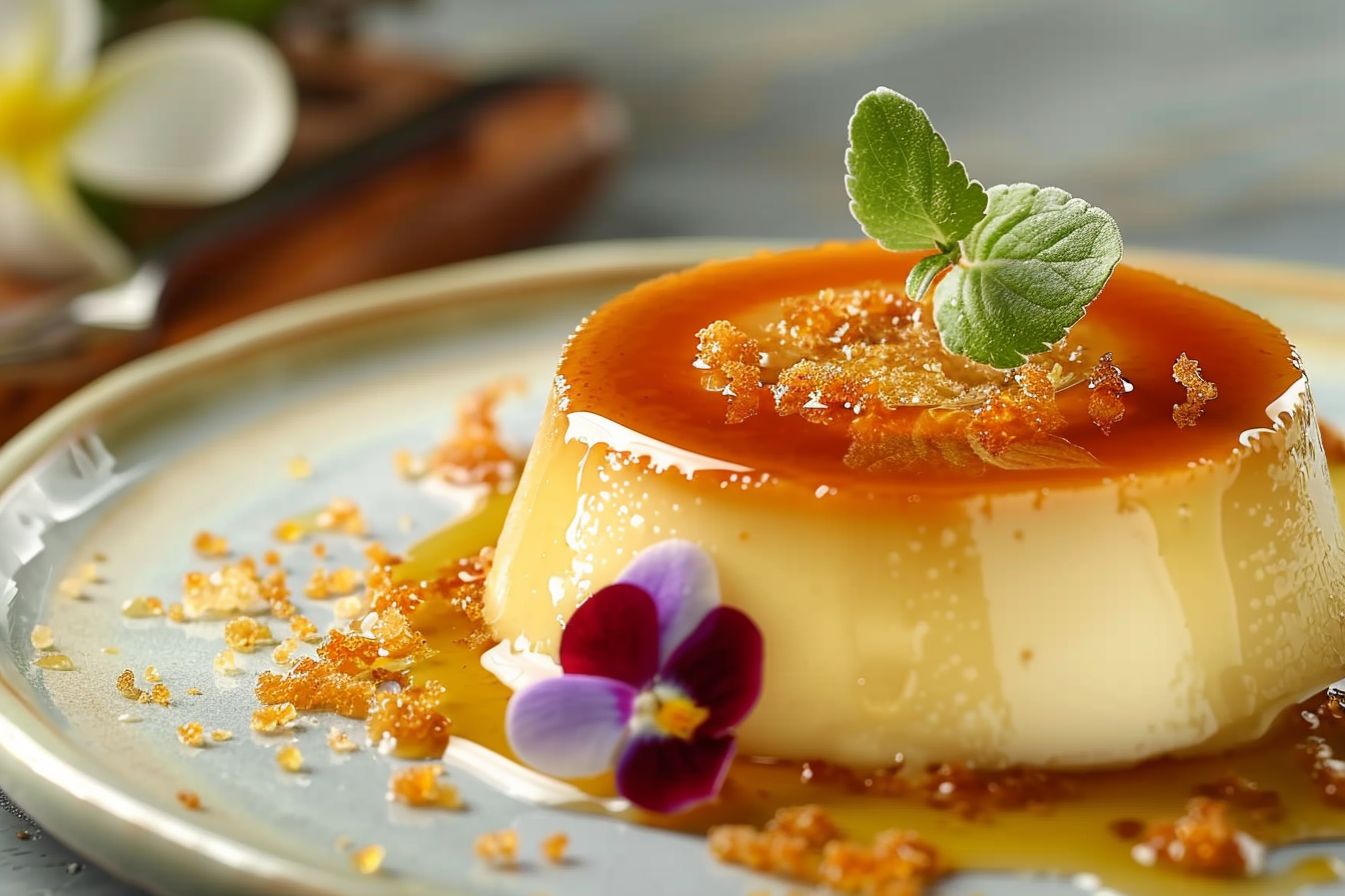 leo 29472 honey flan light caramel professional food photograph 1d899c80 bb2d 4cb2 af93 ada183e7d3c2