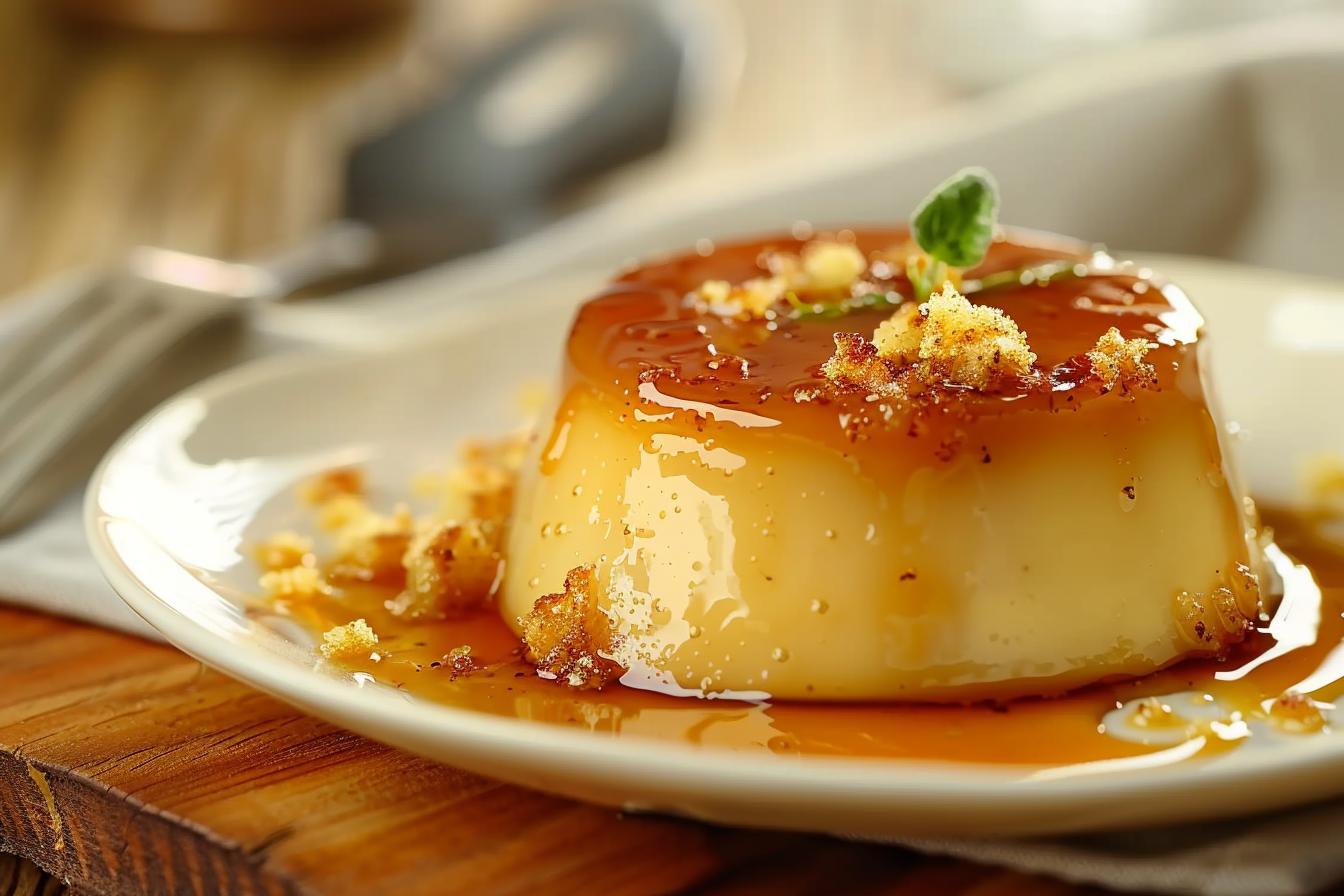 leo 29472 honey flan light caramel professional food photograph 47c68cbd 3eca 4338 9531 ec7109bd8bf2