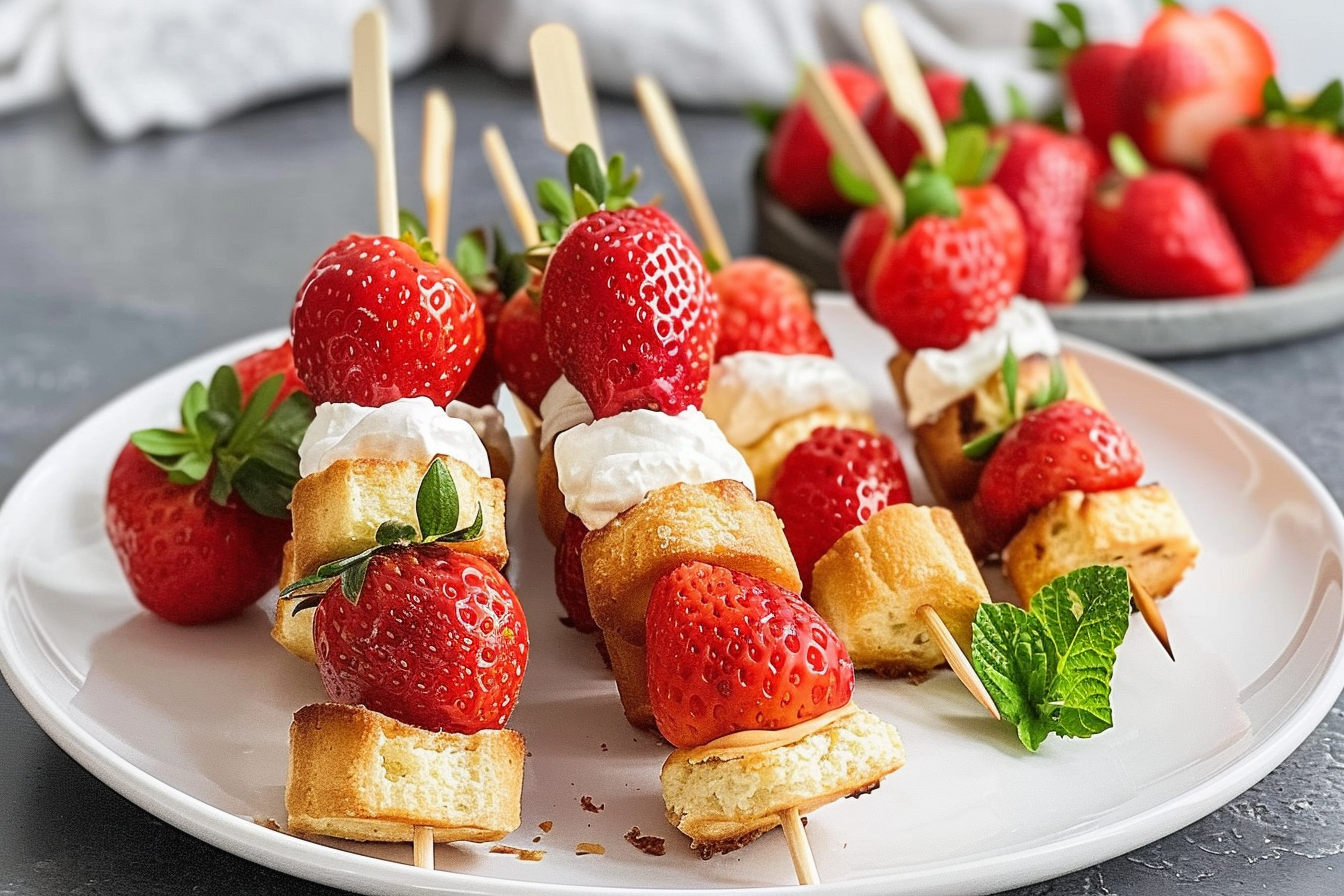 Easy Strawberry Shortcake Kabobs That: 4 Fun Ideas