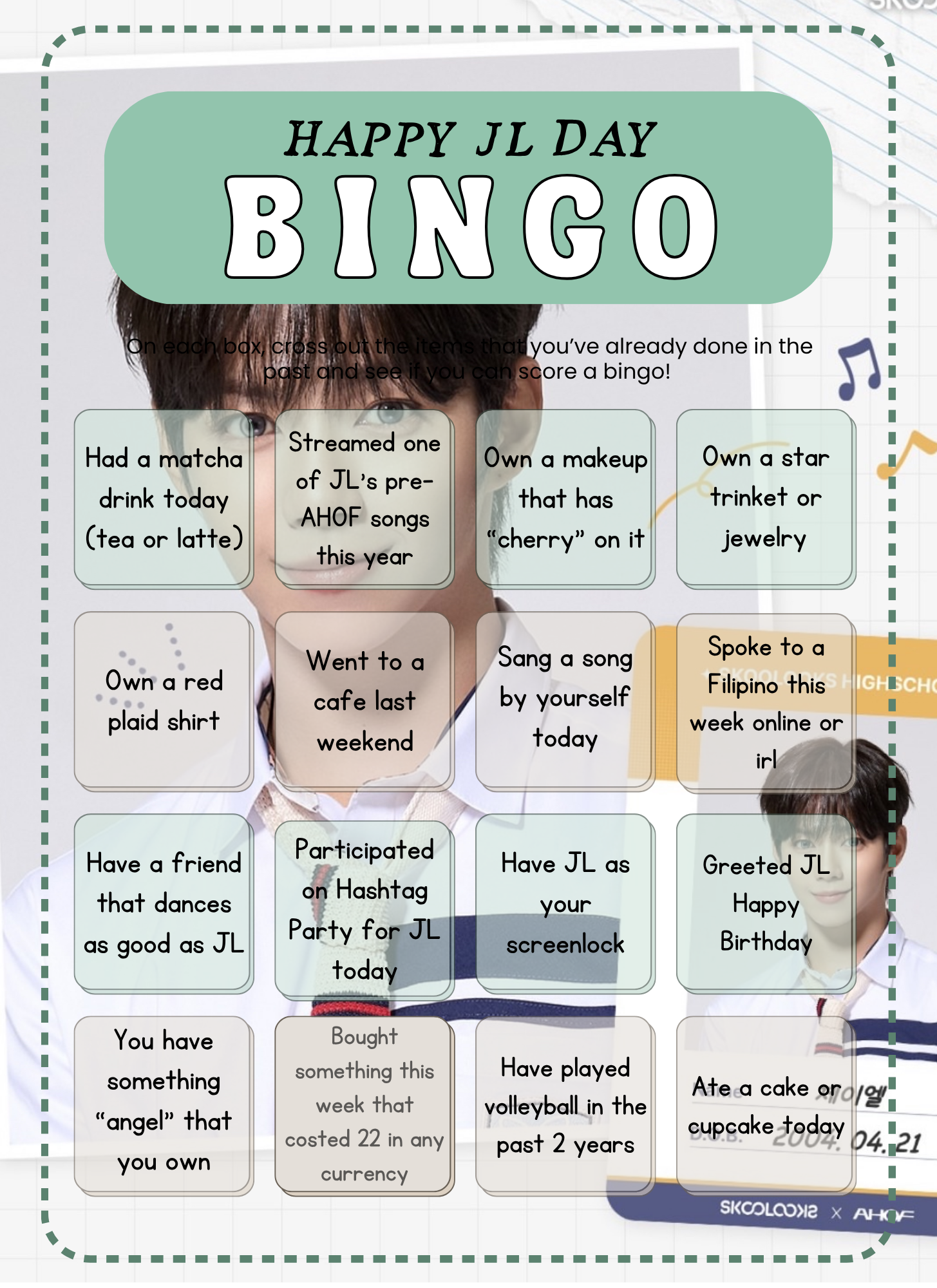 Happy JL Day Game Day at AHOF 아홉 - Image 1