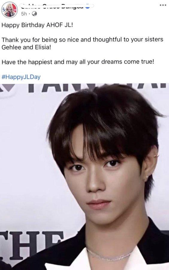 Happy JL Day! Fan Birthday Greeting Shared - Image 2