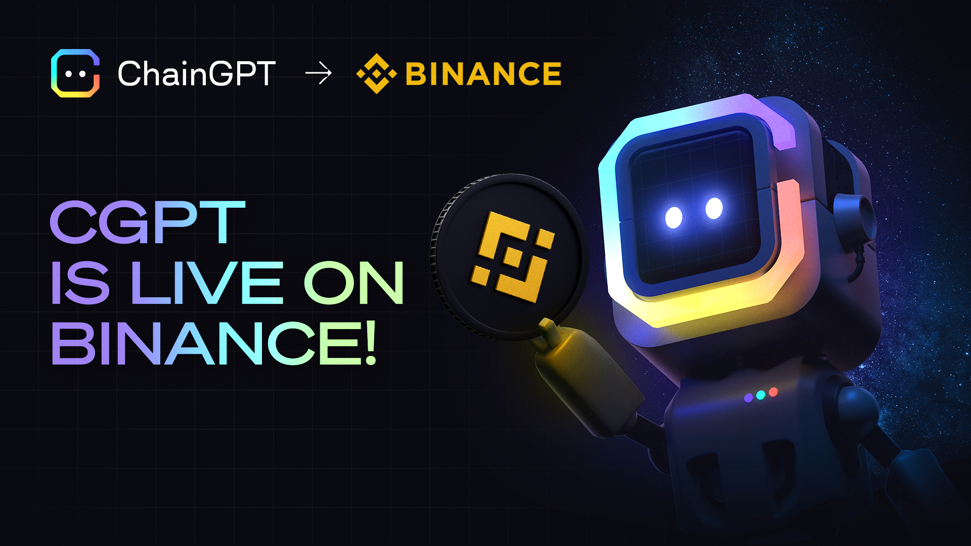 ChainGPT (CGPT) Live on Binance