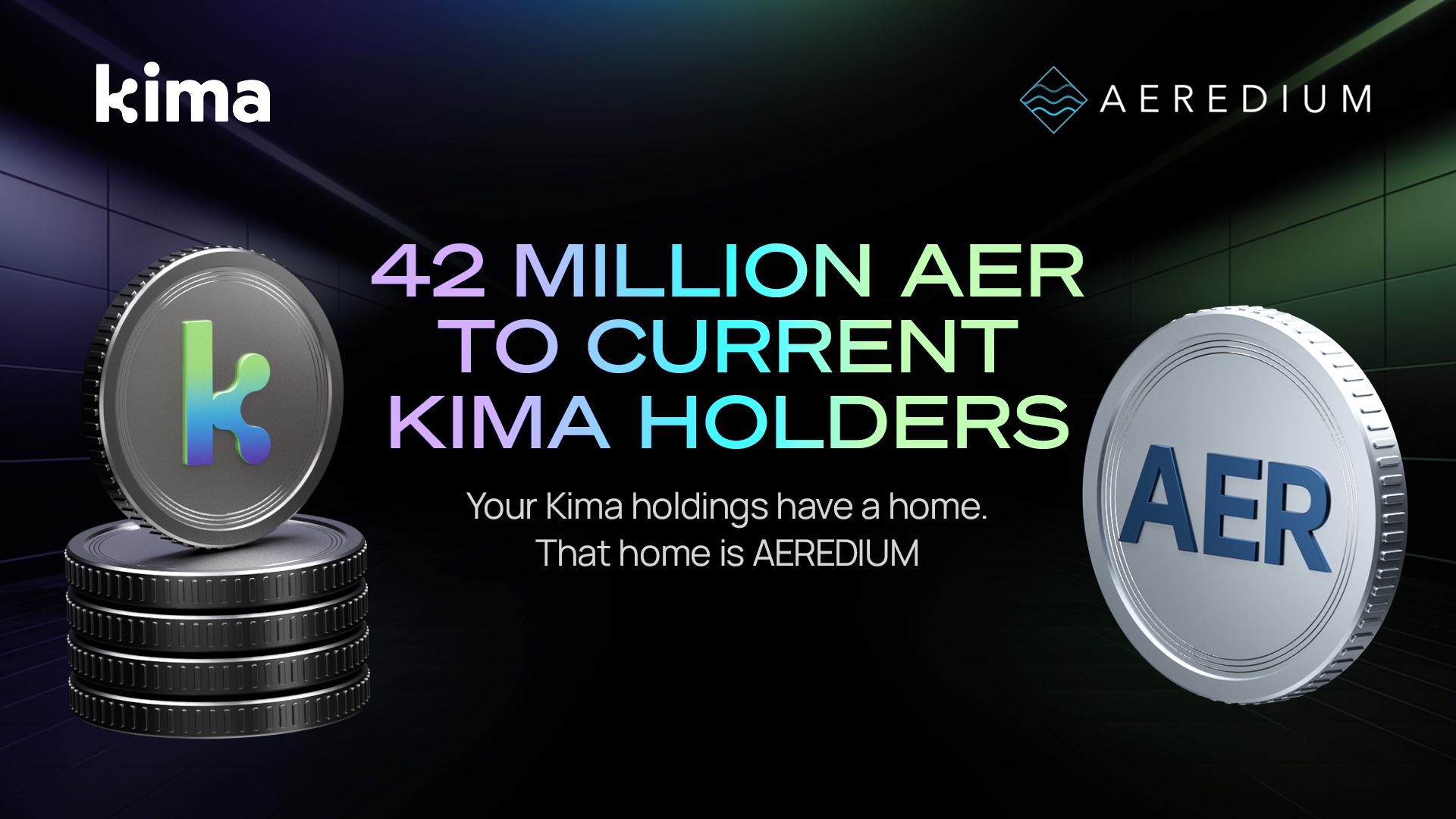 Kima Holders: 42M AER Allocation by AEREDIUM