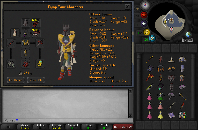 ToA 4-man 400 gear and inventory