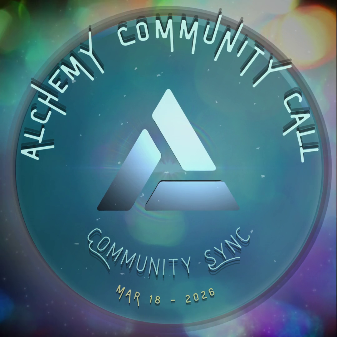 Alchemy Builders Community Call: NFTs & Swag