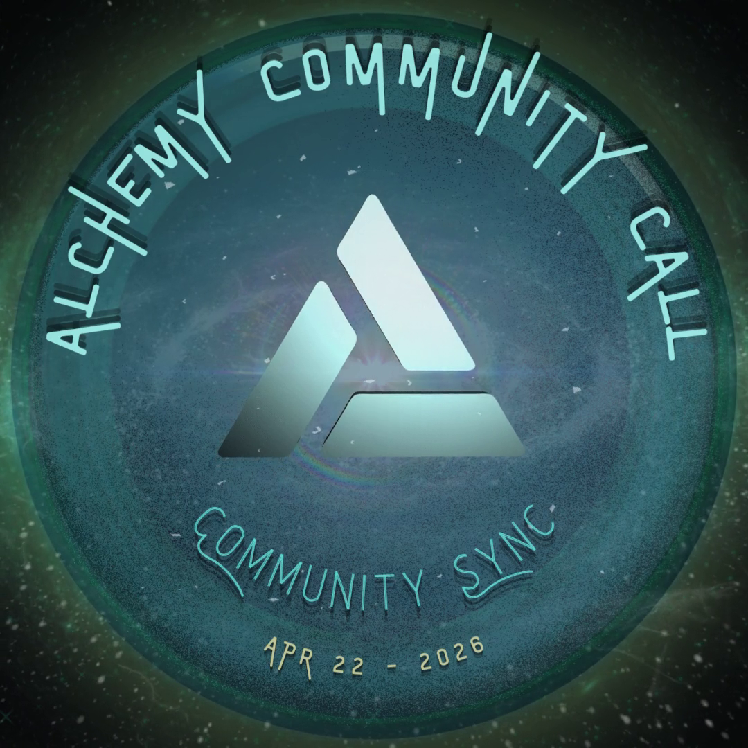 Alchemy Builders Community Call: Live Today