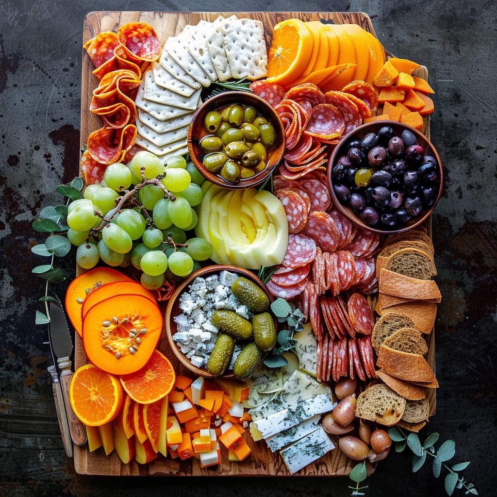 Pumpkin Charcuterie Board