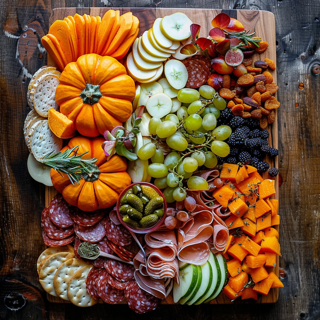 Pumpkin Charcuterie Board
