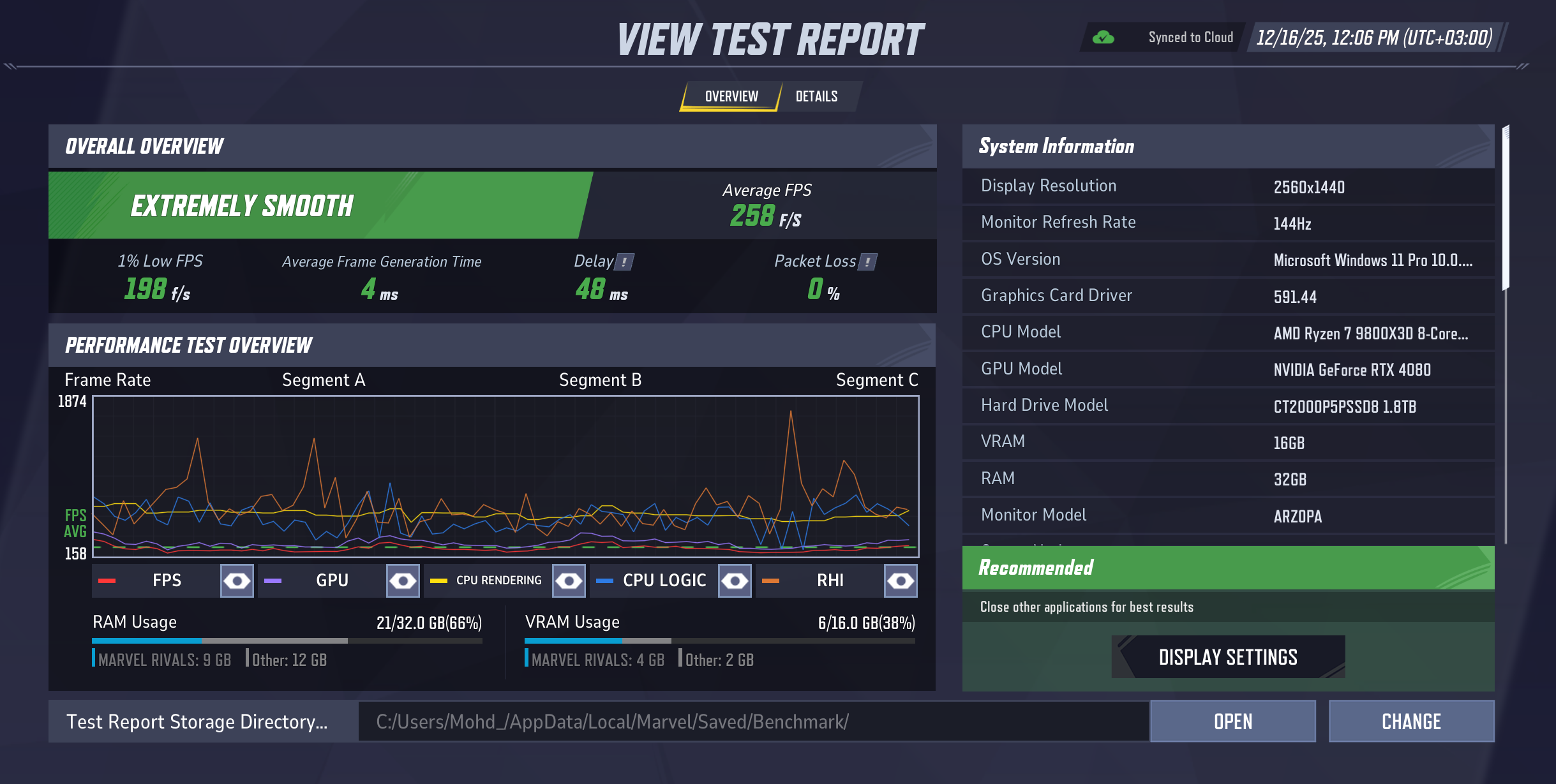 Review screenshot