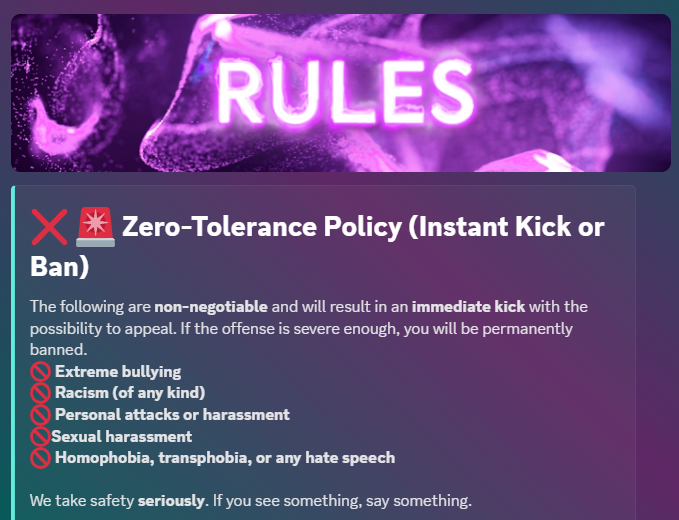 Reminder The Rogue Syndicate Server Rules