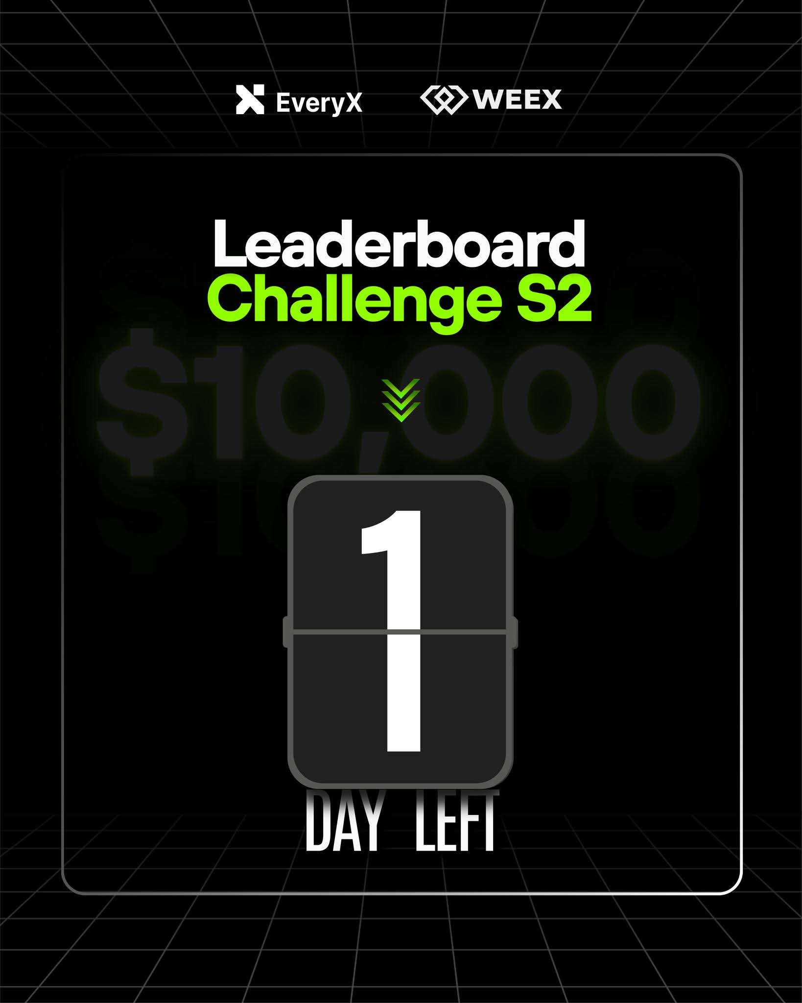 Last Day: EveryX-WEEX Leaderboard Finale