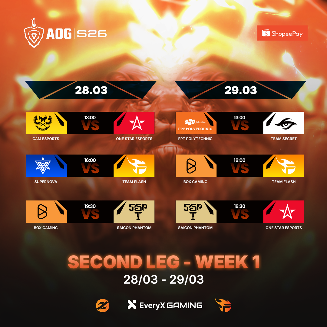 AOG Spring 2026 Second Leg Kicks Off