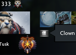 Clown channel scoreboard image