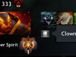 Clown channel scoreboard image