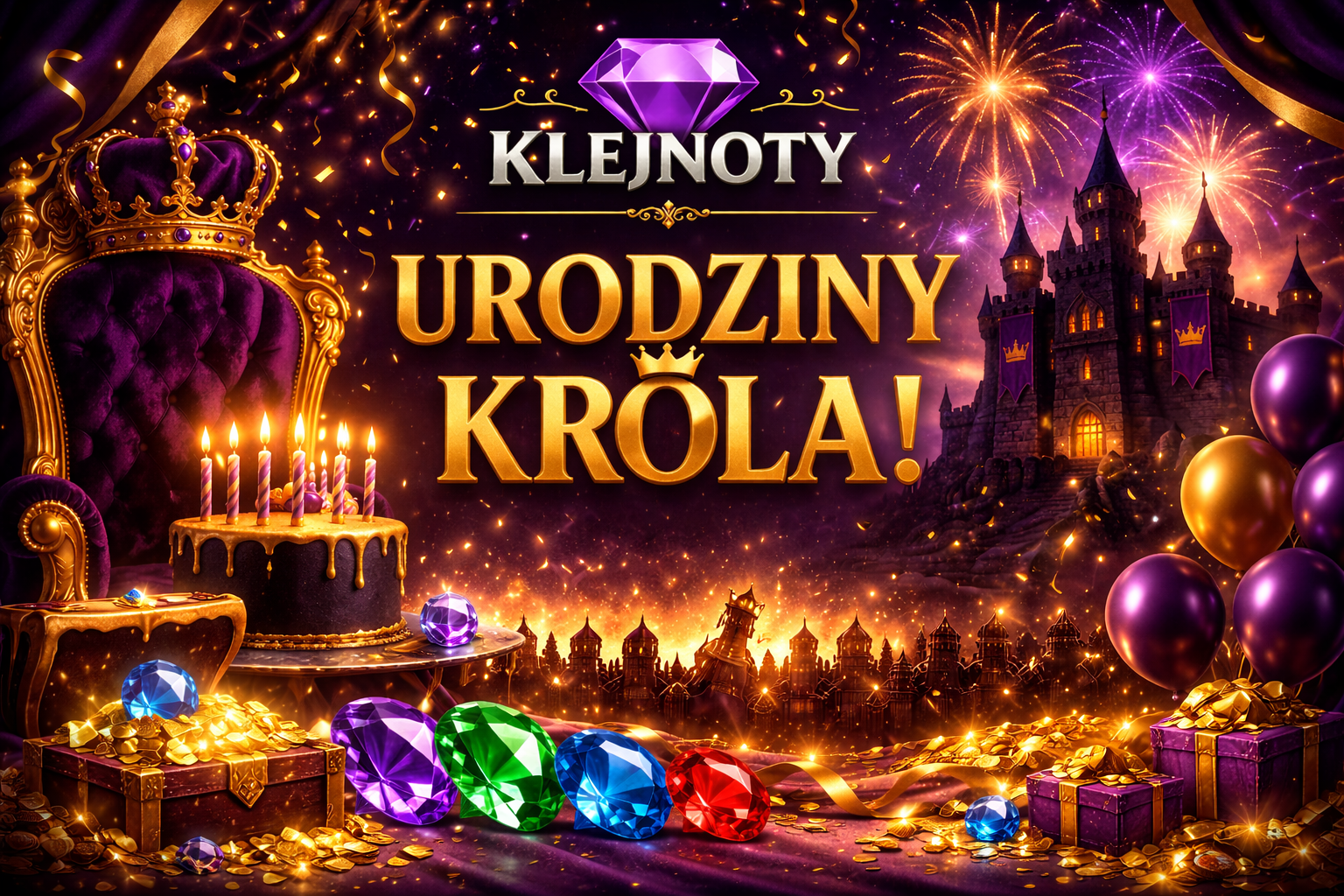 Królowskie urodziny na Klejnoty